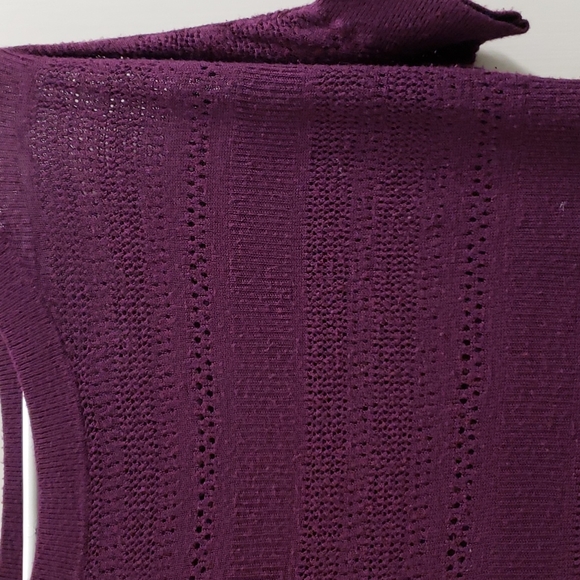 Purple Smart Set knit t-shirt size XS - Picture 3 of 5